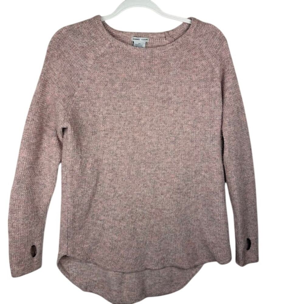 Sweet Romeo Nordstrom Blush Pink Knit Sweater Long Sleeve Size XS Thumb Holes